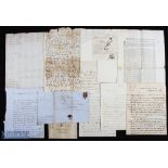 Historical Letters - good collection including: an interesting ALS of the 18th c horticulturalist