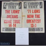 1971 British Lions Tour of New Zealand (5): Super collection of varied items from arguably the