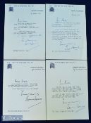 1975-1984 The Rt Hon Edward Heath MBE MP House of Commons Signed letters, 4 letters all to a Rev