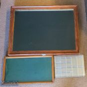 3x Display Cases, a good selection of shop display cases, 2x are wooden lidded construction size
