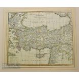 1821 Turkey Map by Richards Holmes Laurie, Asia Qua Vulgo Dicatur Et Syria map after D'Anvill