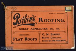 Parkin's Roofing Brochure containing Speciality Flat Roofs, CN Parkin Roofing Contractor