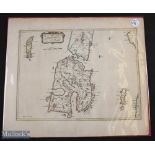 Scotland, The Isle of Islay 1654 - a rare map from Blaeu's Atlas of Scotland, hand coloured in