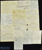 Manchester - Selection of Bills/Documents dates circa late 1890s some names of headed paper such