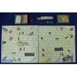 Bicycle Race Pictorial Board Game "Wheeling A Game for Cyclists" made by Jaques & Son, London