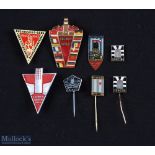 WWII - Concentration Camp Commemorative Pin Collection - An interesting set of pins and badges