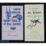 1953/54 & 1956 All Blacks Rugby Tour Itineraries (2): From the visit to the UK and then as hosts