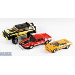 3 Remote-Controlled Large-Scale Cars inc Derwoo, Taiwan Ferrari 308GTB, Hong Kong made BMW M1 and