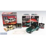 Taiyo Audi Quattro Radio Racer Battery Operated Car white plastic has turned tan colour over time,