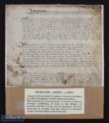 Nottinghamshire, Kinoulton c1580s - an enquiry into the non-payment of rent due to Edwine (Sandys)