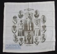 The Australians (Cricket Team) 1930 Souvenir Cloth an impressive Souvenir Printed Cloth featuring