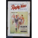 1929 NSW v Victoria Rugby Programme, June 15th: Very rare example of Australian programme from the