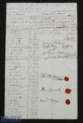 Gloucestershire, Tocklington 1798 - Assessment of Land Tax with names of Owners and Occupiers
