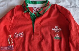 Scarce 1993 Rupert Moon Matchworn Wales Rugby Jersey: Lovely example, Cotton Traders, Dragons &