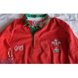 Scarce 1993 Rupert Moon Matchworn Wales Rugby Jersey: Lovely example, Cotton Traders, Dragons &