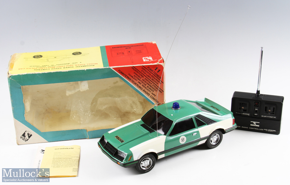 MS Toys 2800 Ford Mustang Police Car with automatic super speed control, in fair box