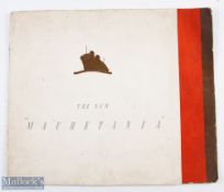 The New Mauretania Publication, 1939 an impressive large format 16-page publication with 11 large