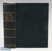 Boer War - Cassells History of the Boer War by Richard Danes, 1901, first edition. Blue cloth