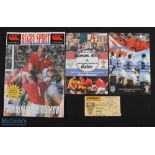 1999 Wales Rugby Tour of Argentina items (6): Programme and rare ticket from first test and the