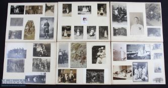 WWI Photograph Album c1914-1916 St Thomas's Hospital London, a Nurses photograph album pages of