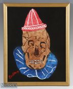 Murderabilia - Notorious Serial Killer Artwork - John Wayne Gacy (1942-1994) Oil painting