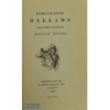 1892 Rudyard Kipling Barrack Room Ballads 2nd edition Ex personal copy signed by Colonel John Dawson