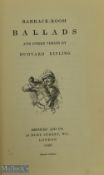 1892 Rudyard Kipling Barrack Room Ballads 2nd edition Ex personal copy signed by Colonel John Dawson