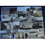 WWII c1940-1944 good selection of black & white Military Naval Photographs - HMS York plus others