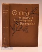 1890-1891 'Outing an Illustrated Monthly Magazine of Sport, travel and recreation' Book Vol XVII The