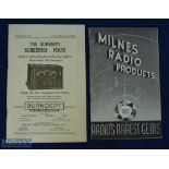 The Burndept Four-Valve Broadcast Receiver 1928 sales catalogue a 14 page sales catalogue