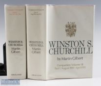 Winston S Churchill book by Martin Gilbert companion volume III, parts one and two. Both first