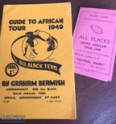 Scarce 1949 All Blacks Rugby Tour to SA (2): The Beamish guide to the tour & a neat itinerary