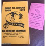 Scarce 1949 All Blacks Rugby Tour to SA (2): The Beamish guide to the tour & a neat itinerary