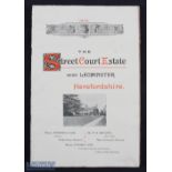 Herefordshire - large scale printed sales particulars for the sale of the Street Court Estate near