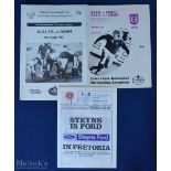 1979 Cardiff in S Africa Rugby Programmes (3): Three scarce issues from Cardiff's SA tour, v SE