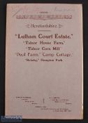 Herefordshire - large scale printed sales particulars for the sale of the Lulham Court Estate