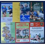 1993 S African Barbarians Tour to the UK Rugby Programmes (7): Missing only the Newport clash, the