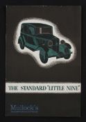 he Standard Little Nine 1932 Brochure - 8 page brochure with three illustrations of this car for £