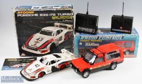 Asahi, Japan Atcomi Porsche 935-78 Turbo Radio Controlled Car 1:14 scale car in Martini livery,