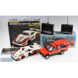 Asahi, Japan Atcomi Porsche 935-78 Turbo Radio Controlled Car 1:14 scale car in Martini livery,