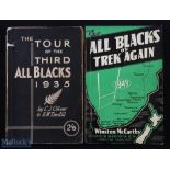 1935/1949 All Blacks Rugby Tour Books (2): A pair of paperbacks of tour memories, "The Third Tour of