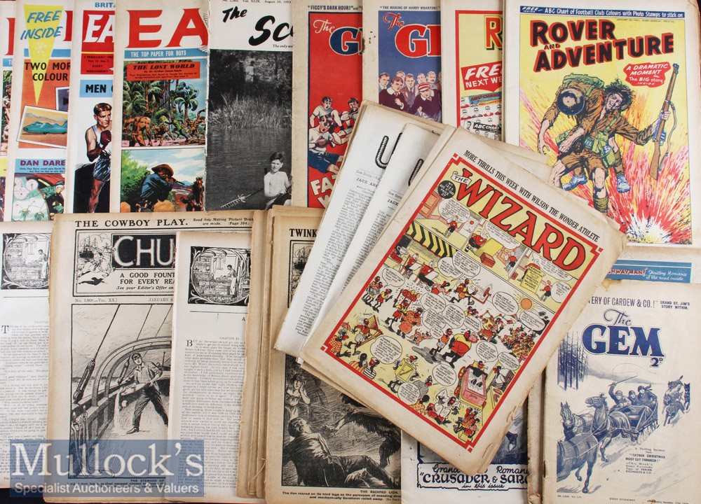 Selection of Older Children's Comics / Magazines from 1880s to 1963 consisting of The Union Jack