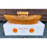 Steiff Noah's Ark Wicker Display Boat a large Ark Model in original box, to displaying Steiff