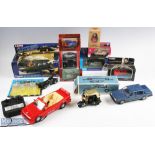 Assorted Model and Diecast Cars inc Corgi super electronics Jaguar XJS, Heartbeat Morris Minor