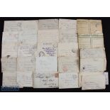 WWI - group of approx. 40 original letters written from France during the latter stages of WWI -
