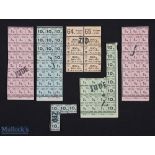 Jewish Marked Ration Tokens - a set of ration tokens, issued in dual language format (German and