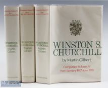 Winston S Churchill book by Martin Gilbert companion volume IV, parts one, two and three. All