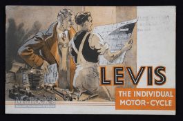 Levis Motorcycles 1939 Catalogue - 8 page catalogue illustrating 7 of their Motorcycles, ranging