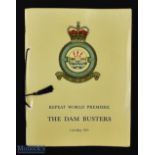 The Dam Busters Repeat World Premiere Programme date 17th May 1955 at The Empire Theatre Leicester