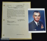 D-Day 25th Anniversary Document, dated 2, June 1969 -sent from the general Westmoreland office -